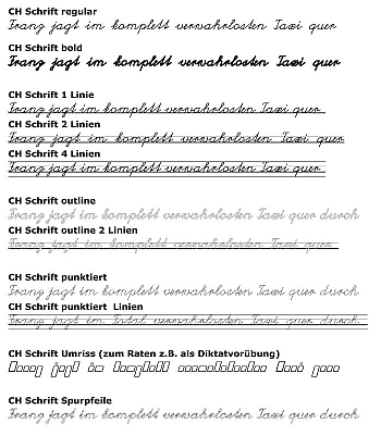 Schreibschrift_Schnitte